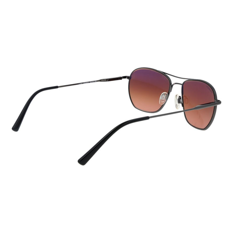 Serengeti Gray Unisex Polarized Aviator Sunglasses