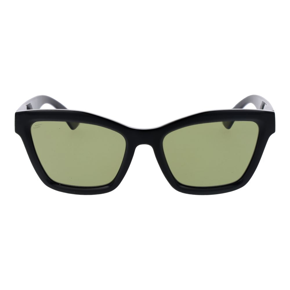 Serengeti Black Women Sunglasses - Chic Cat Eye Style