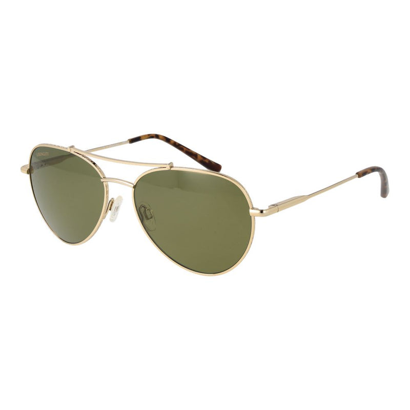 Lunettes de soleil unisexes Serengeti Gold - Style aviateur