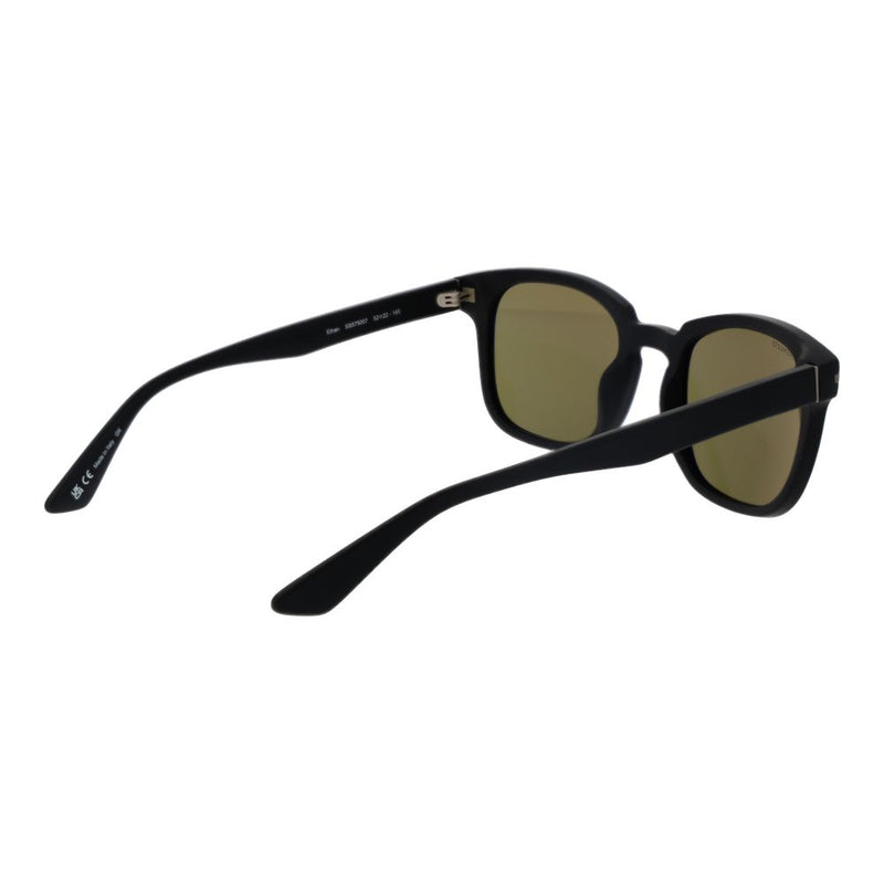 Lunettes de soleil polarisées unisexes Serengeti noires - Style rectangulaire