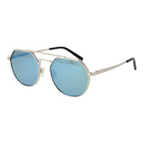 Serengeti Silver Unisex Polarized Aviator Sunglasses