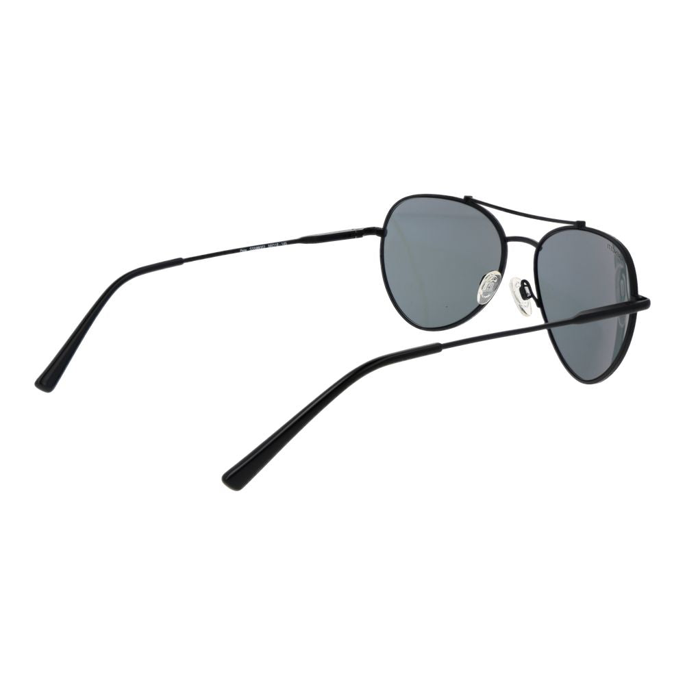 Lunettes de soleil aviateur unisexes polarisées Serengeti noires