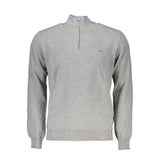 Harmont & Blaine Grey Viscosa Mens Sweater - Contemporary Style