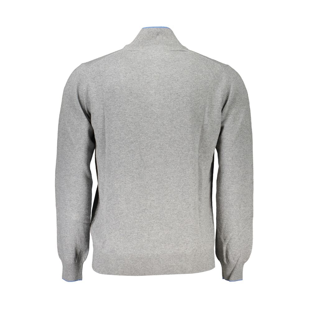 Harmont & Blaine Grey Viscosa Mens Sweater - Contemporary Style