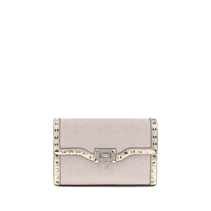 Petit sac à bandoulière Rockstud en toile Valentino Garavani