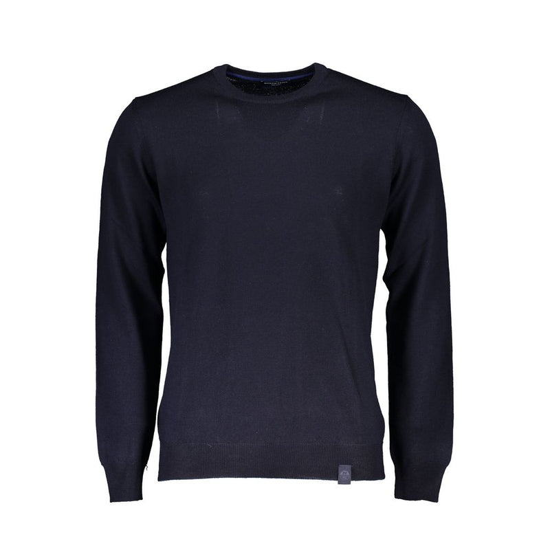 North Sails Blue Fabric Sweater - Long Sleeved Crew Neck