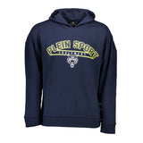 Plein Sport Sweat à Capuche en Coton Bleu pour Homme