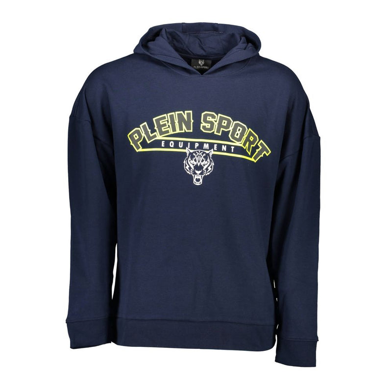 Plein Sport Blauwe Katoenen Heren Sweater