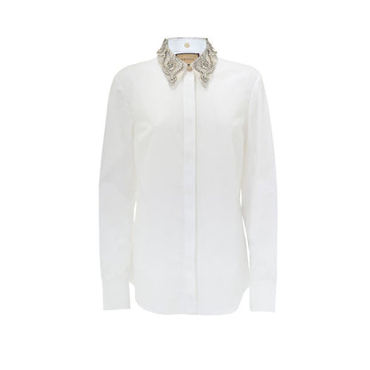 Gucci White Cotton Shirt