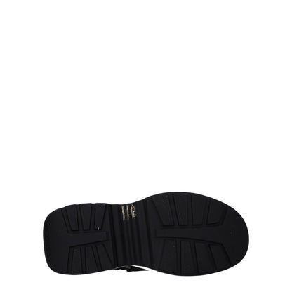 Kenzo Black Leather Ankle Boots