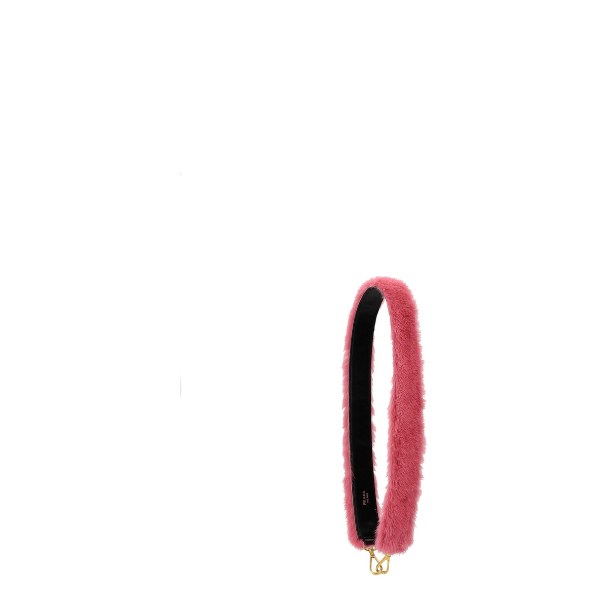 Prada Pink Fur Shoulder Bag - Élégance et Style
