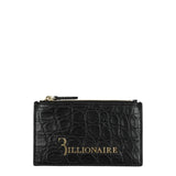 Billionaire Italian Couture Porte-cartes Crocodile Noir