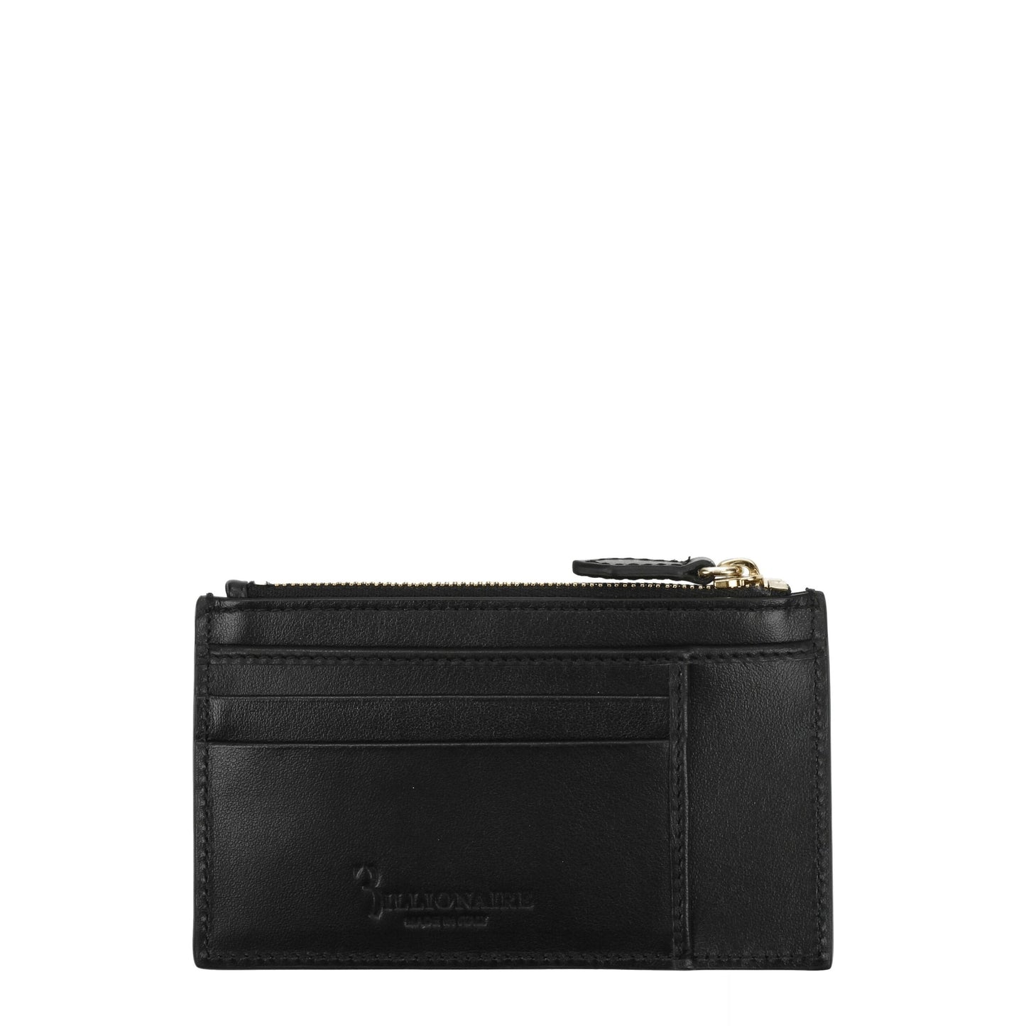Porte-cartes Billionaire Italian Couture en crocodile noir