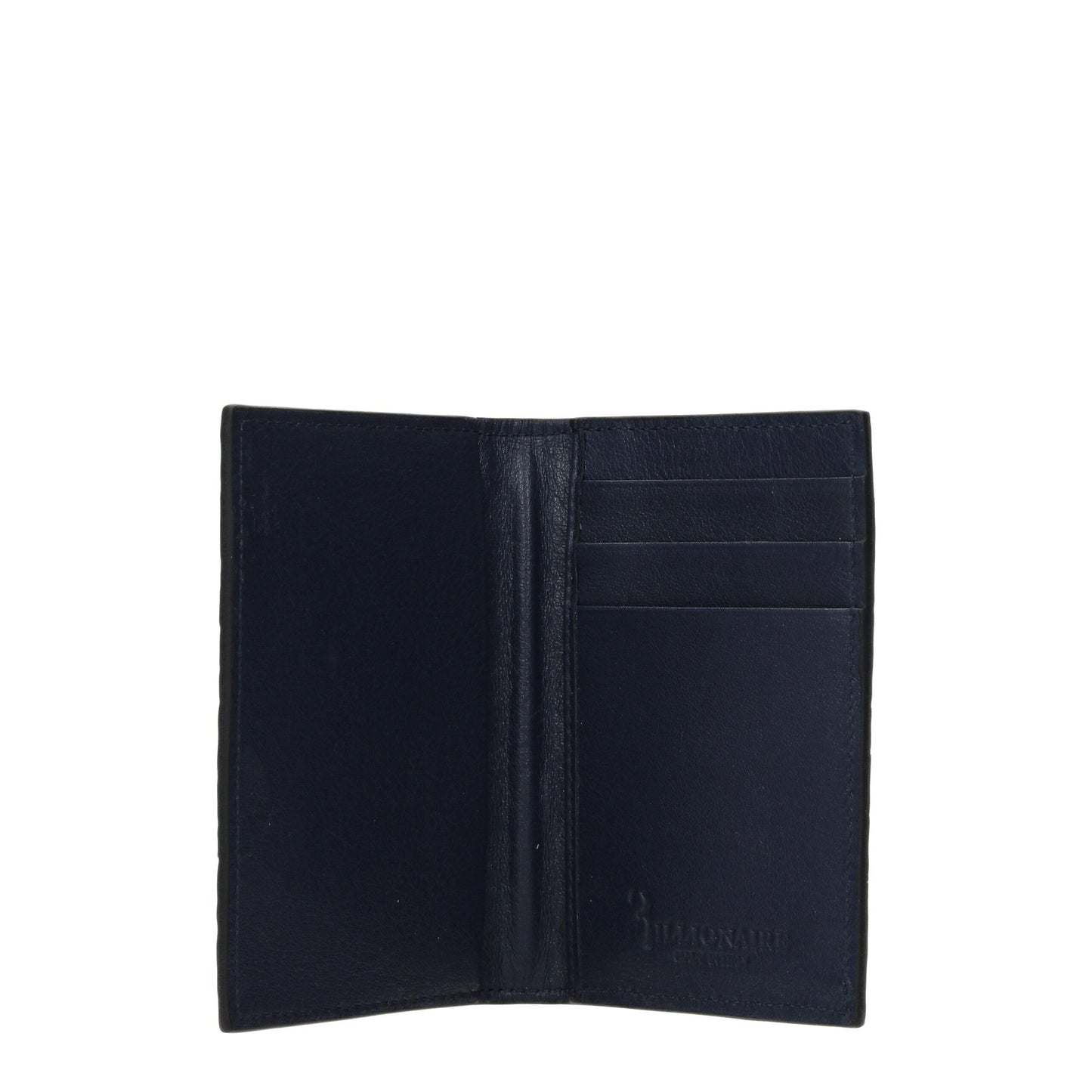 Porte-cartes Billionaire Italian Couture en crocodile bleu