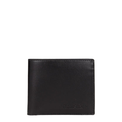 Portefeuilles en cuir noir Testoni