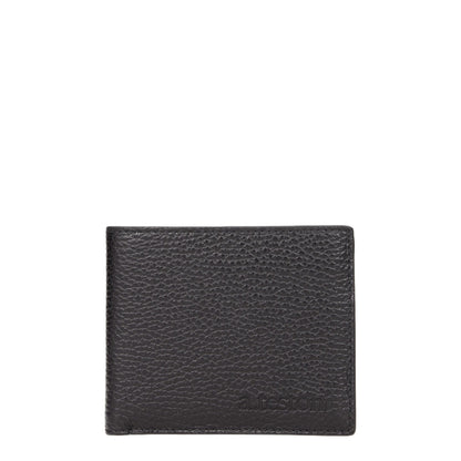 Portefeuilles en cuir noir Testoni