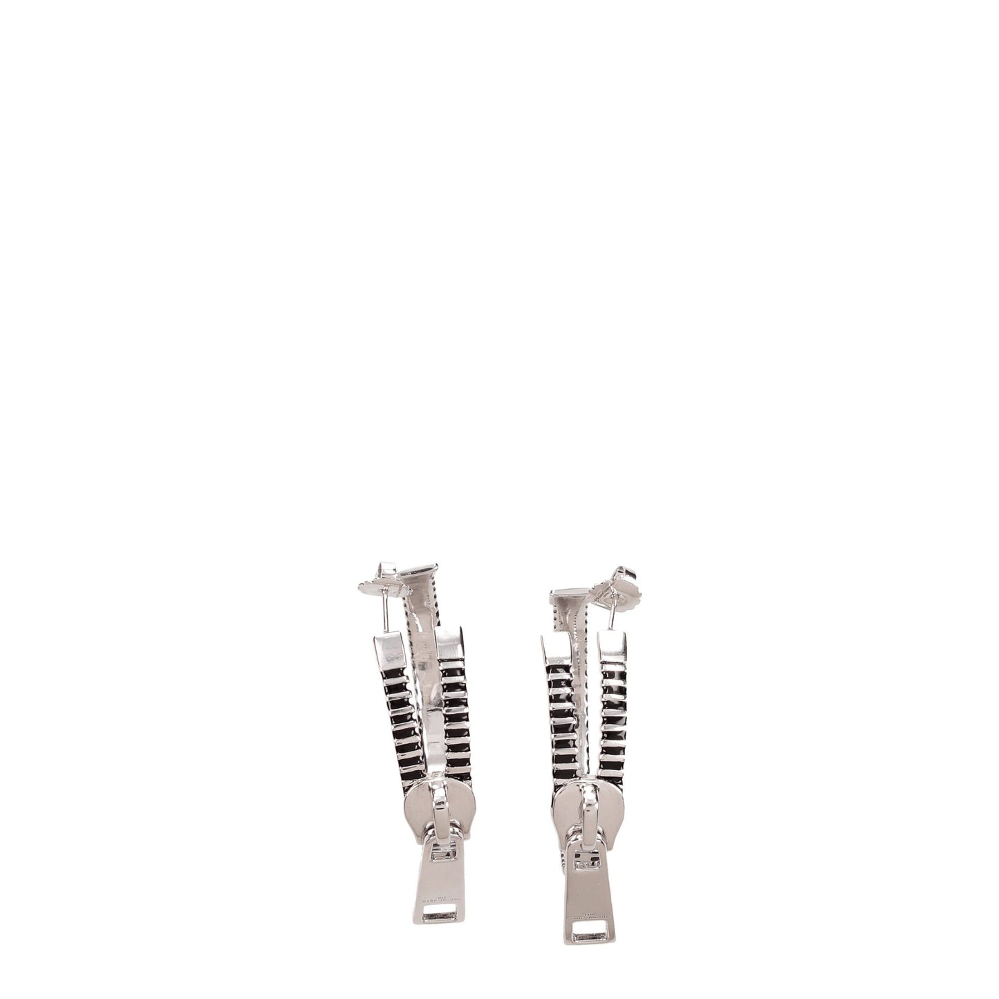 Boucles d'oreilles Marc Jacobs en argent gris