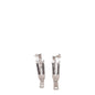 Boucles d'oreilles Marc Jacobs en argent gris
