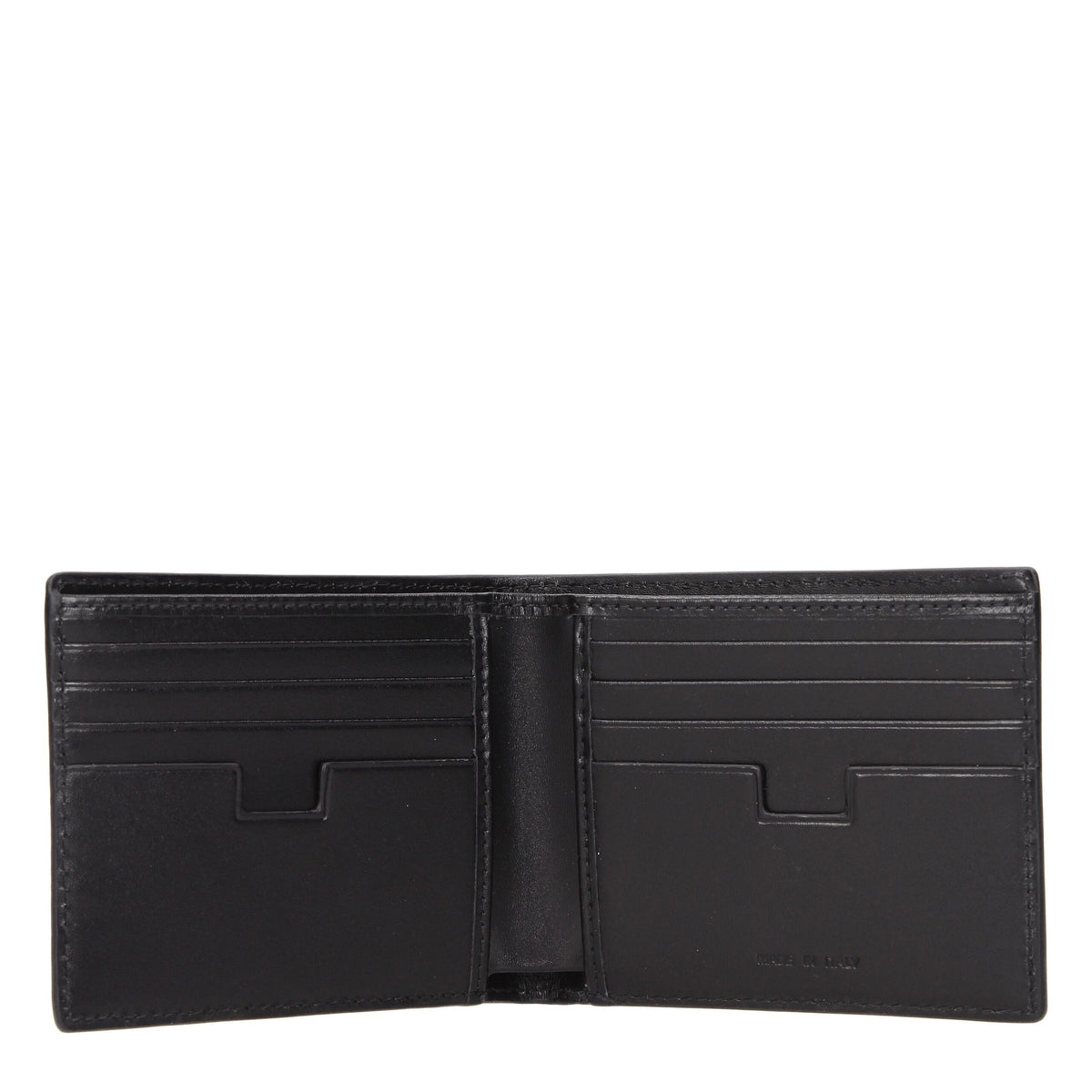 Testoni Black Leather Wallet - Stylish and Functional