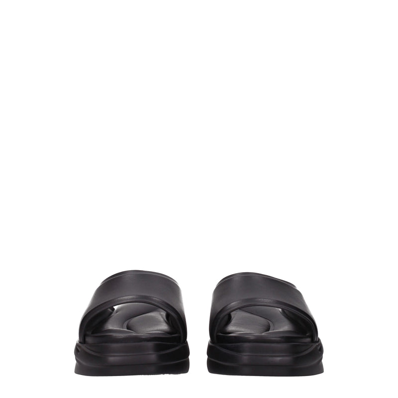 Alyx Black Leather Slippers Sandals - Stylish Comfort for Every Occasion