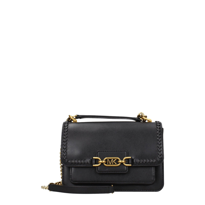 Sac à bandoulière en cuir noir Michael Kors - Élégant et polyvalent