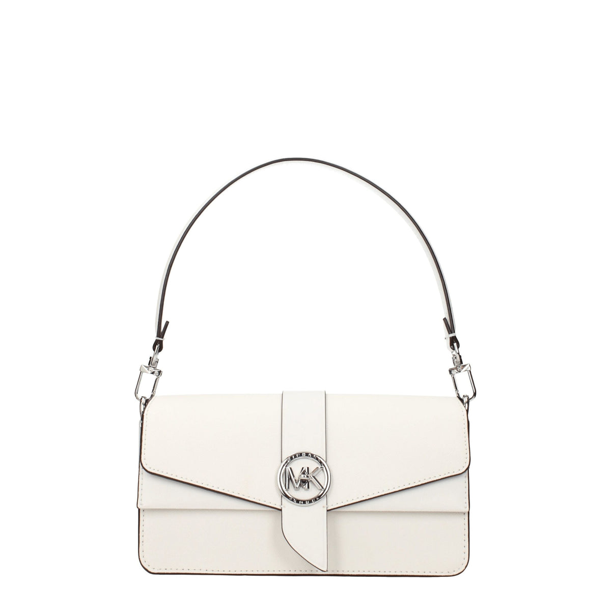 Michael Kors White Leather Handbag - Élégance et Polyvalence