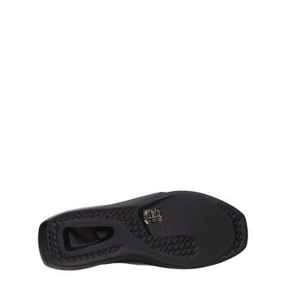 Sandales-chaussons en cuir noir Alyx