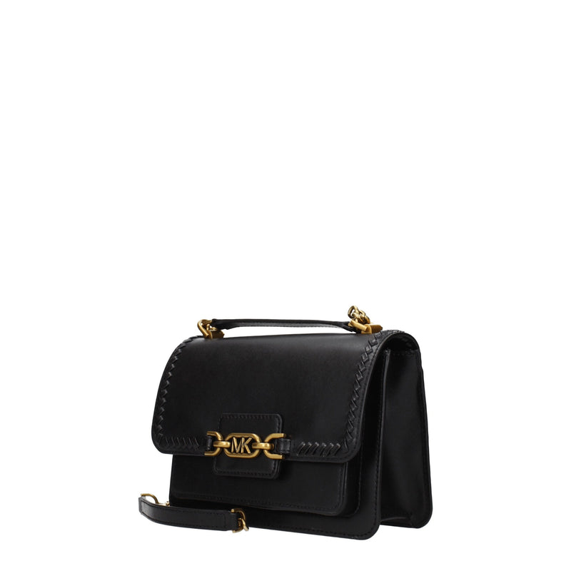 Sac à bandoulière en cuir noir Michael Kors - Élégant et polyvalent