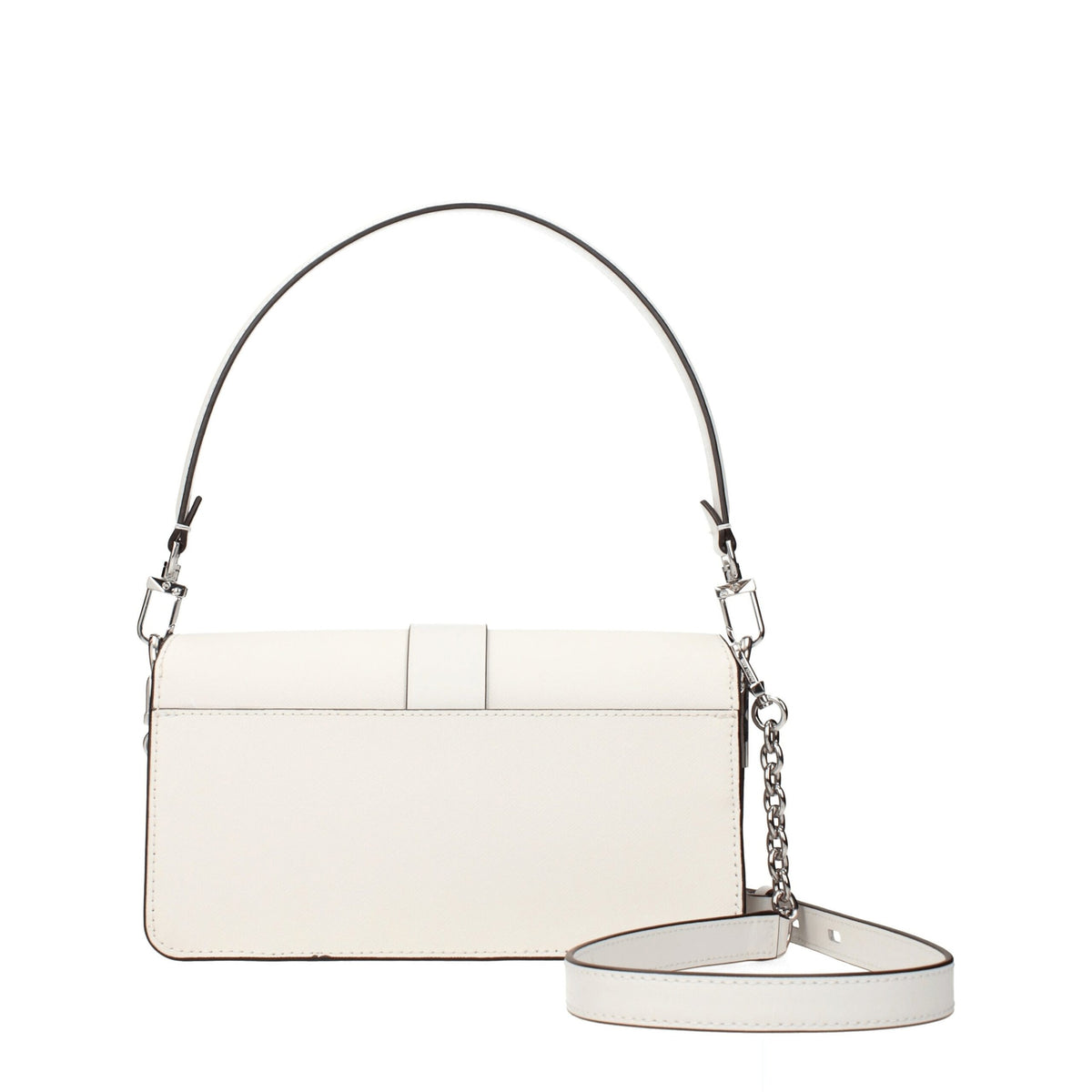 Michael Kors White Leather Handbag - Élégance et Polyvalence