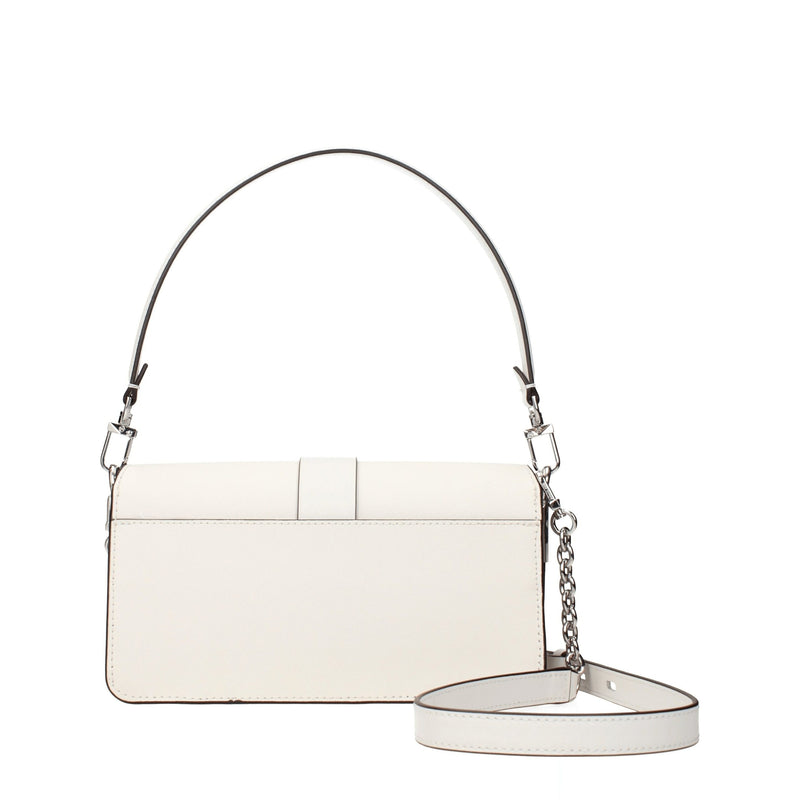 Michael Kors White Leather Handbag - Élégance et Polyvalence