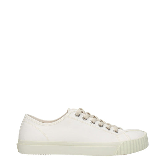 Baskets basses en tissu blanc de Maison Margiela