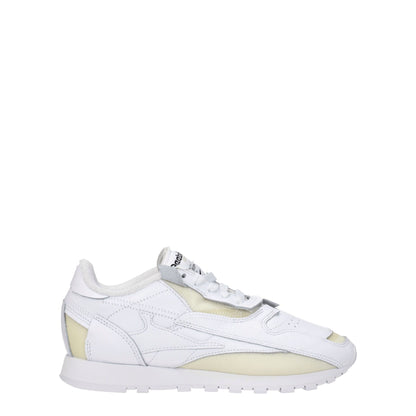 Sneakers de sport en cuir blanc de Maison Margiela