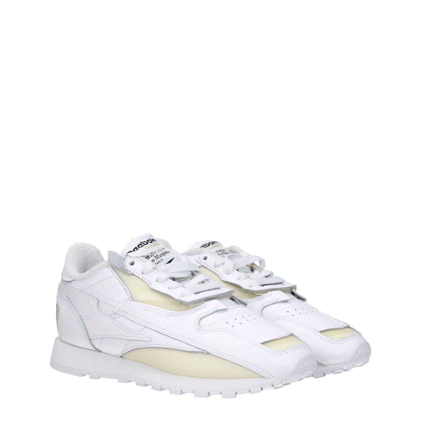 Sneakers de sport en cuir blanc de Maison Margiela