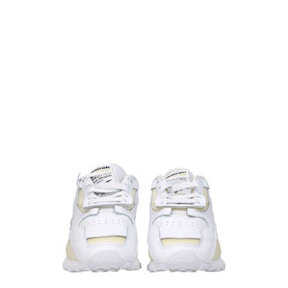 Sneakers de sport en cuir blanc de Maison Margiela