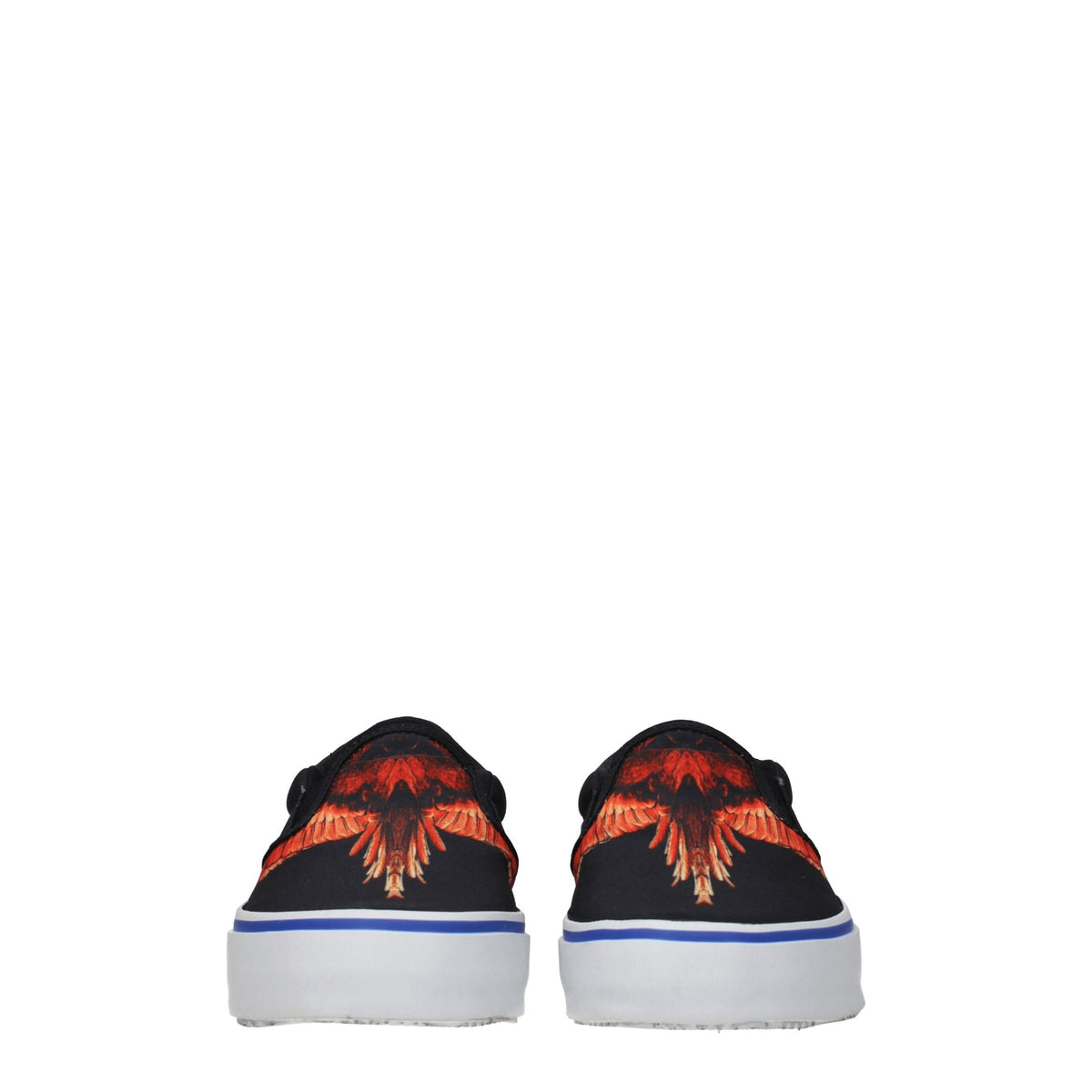 Marcelo Burlon Black Fabric Slip-On Loafers for Men