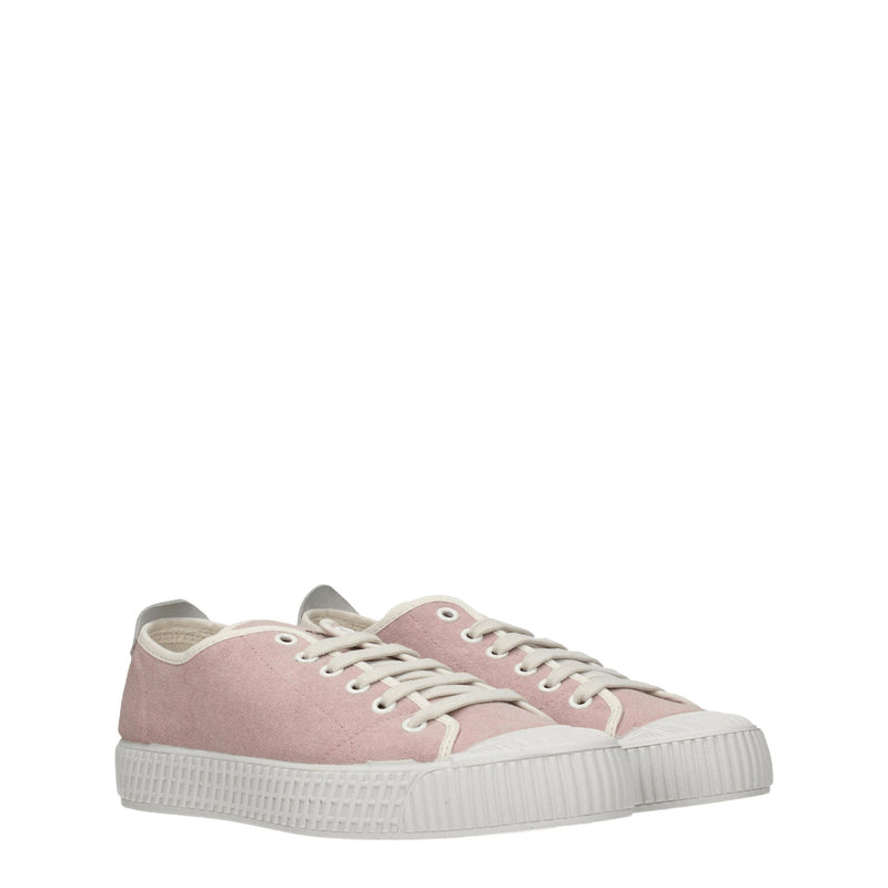 Car Shoe Pink Fabric Low Tops - Sneakers for Women
