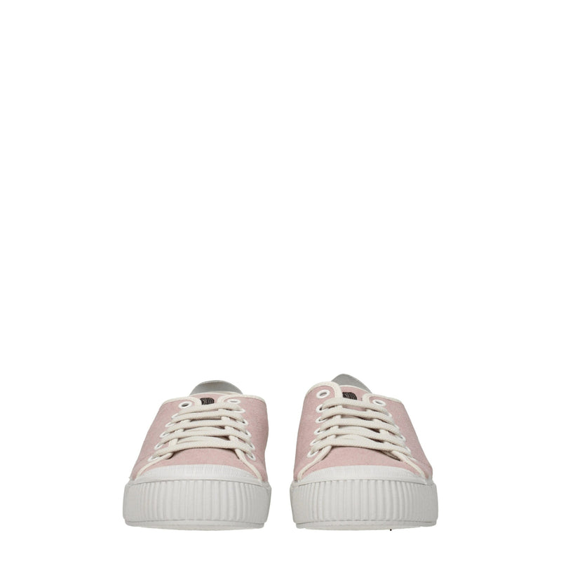 Car Shoe Pink Fabric Low Tops - Sneakers for Women