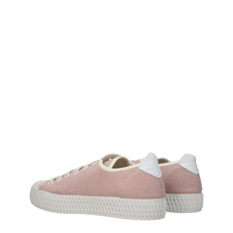 Car Shoe Pink Fabric Low Tops - Sneakers for Women