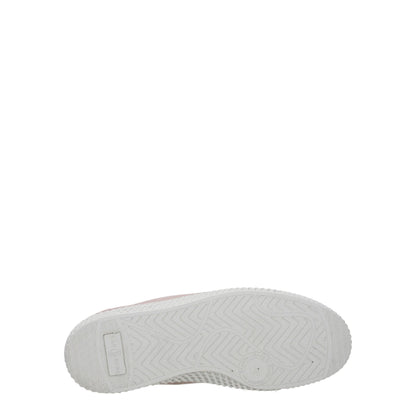 Car Shoe Pink Fabric Low Tops