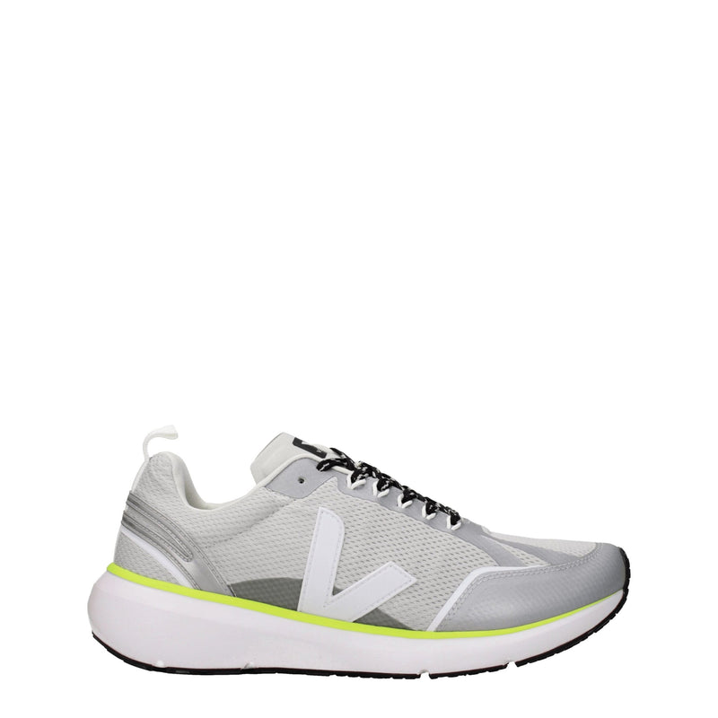 Veja Gray Fabric Athletic Sneakers for Men - Stylish & Comfortable
