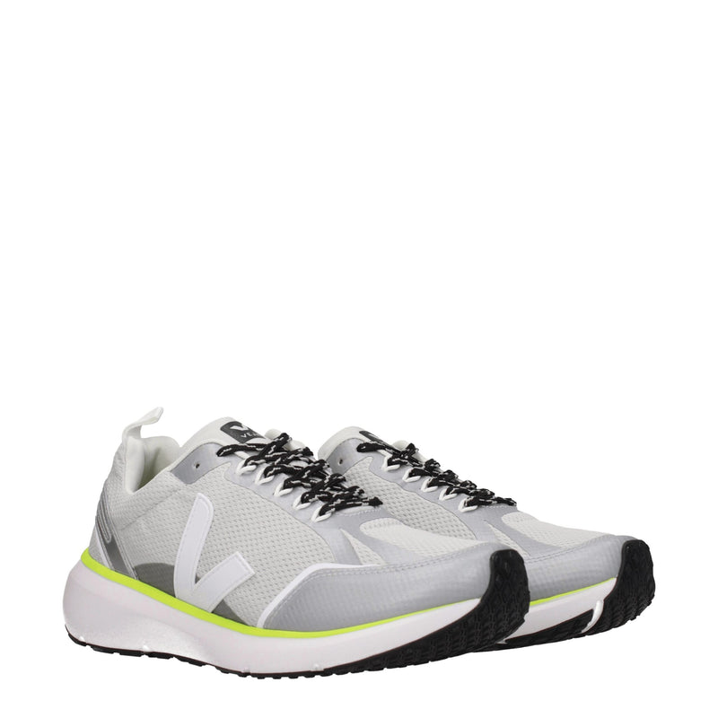 Veja Gray Fabric Athletic Sneakers for Men - Stylish & Comfortable