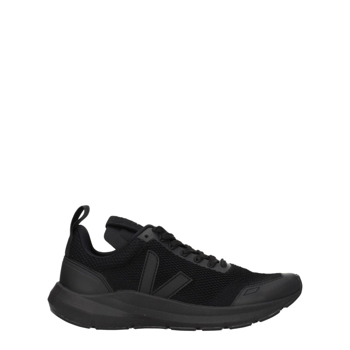 Veja Black Fabric Athletic Sneakers - Sporty Glam Style