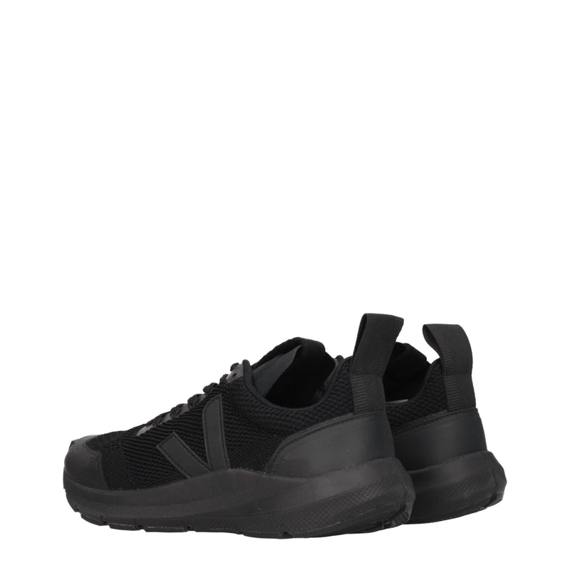 Veja Black Fabric Athletic Sneakers - Sporty Glam Style