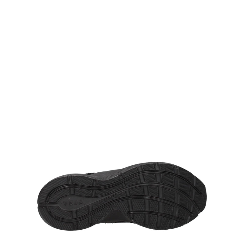 Veja Black Fabric Athletic Sneakers - Sporty Glam Style