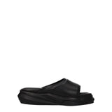 Alyx Black Leather Slippers Sandals - Stylish Comfort for Every Occasion