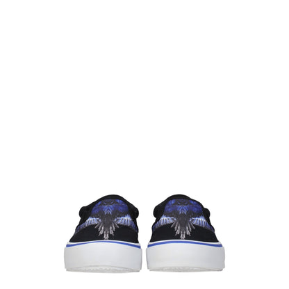Brogues en tissu noir à enfiler de Marcelo Burlon