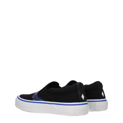 Brogues en tissu noir à enfiler de Marcelo Burlon