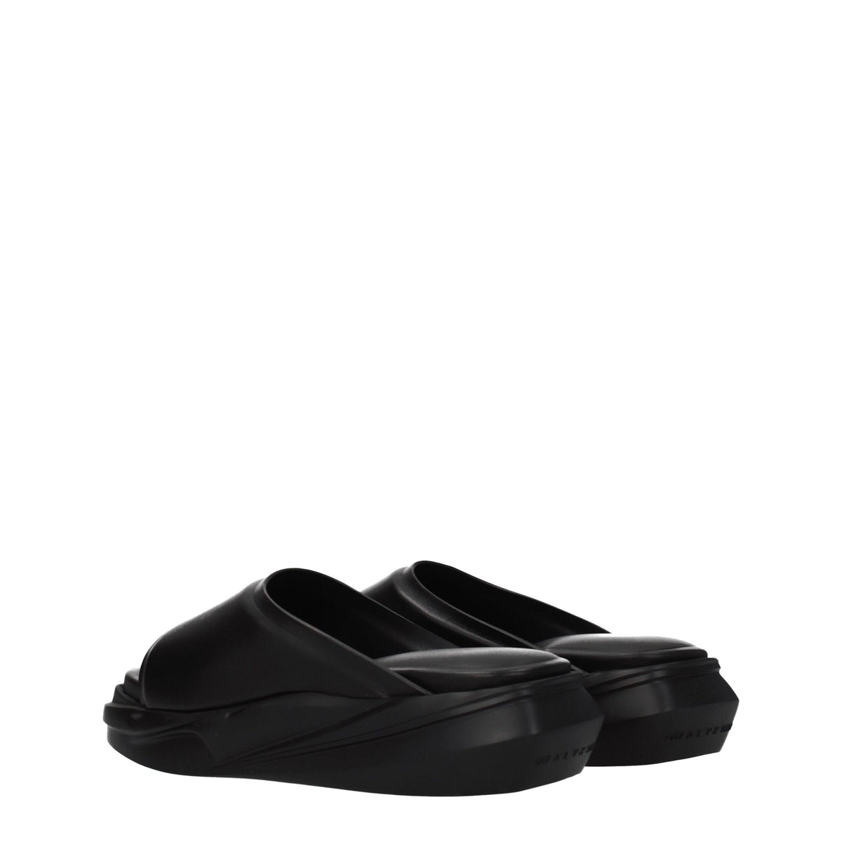 Alyx Black Leather Slippers Sandals - Stylish Comfort for Every Occasion