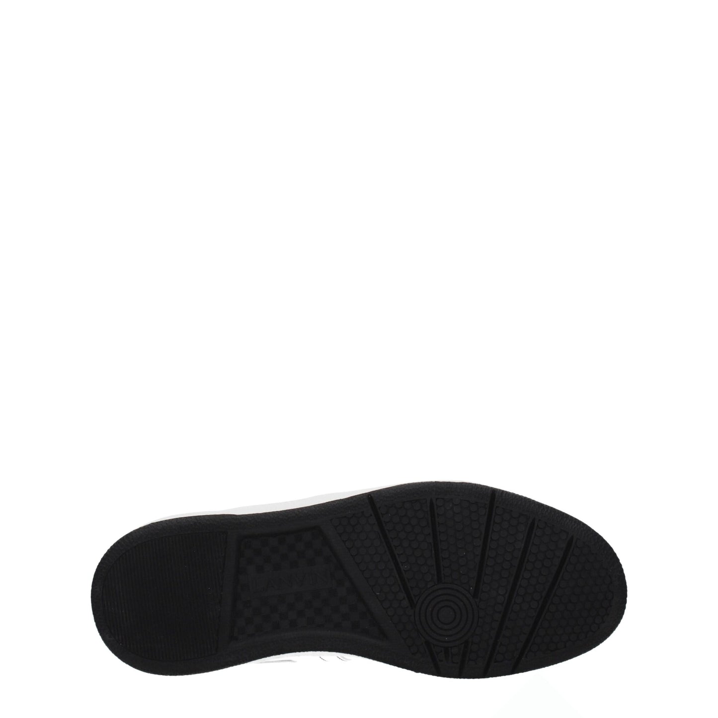 Baskets montantes en cuir blanc Lanvin