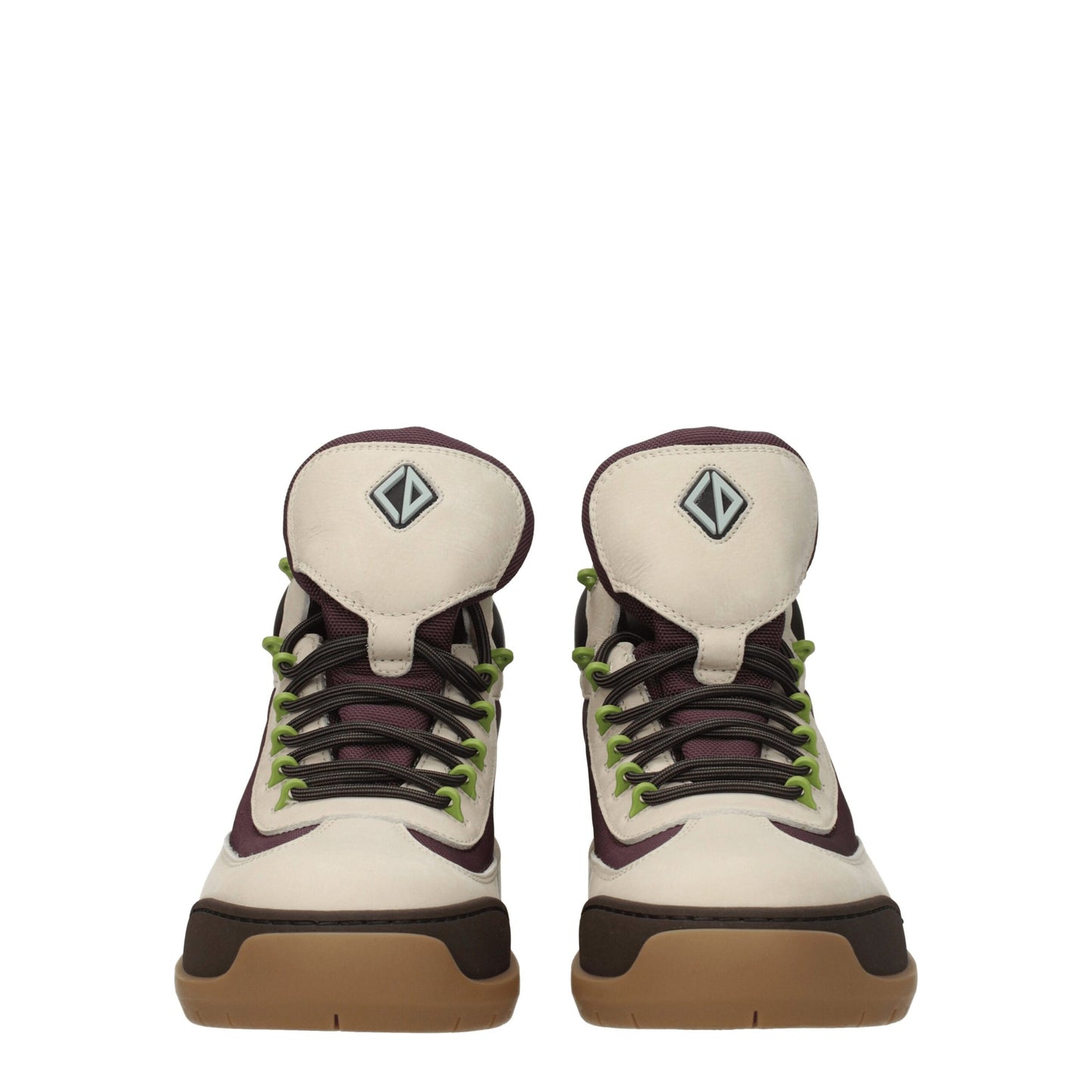 Bottes de cheville en cuir beige Christian Dior